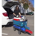 thumbnail image 5 of Mac Sports Chariot de Jardin Utilitaire à Deux Étages Pliable Sarcelle, 5 of 5