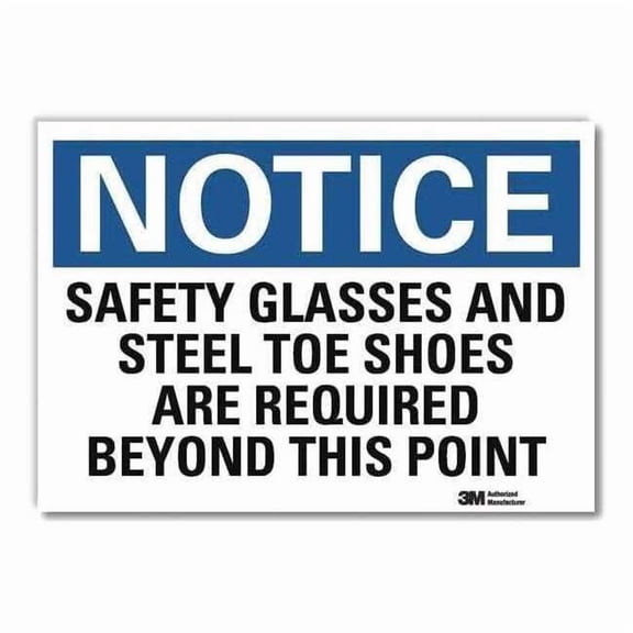 Lyle Notice Sign,7inx10in,Reflective Sheeting U5-1496-RD_10X7