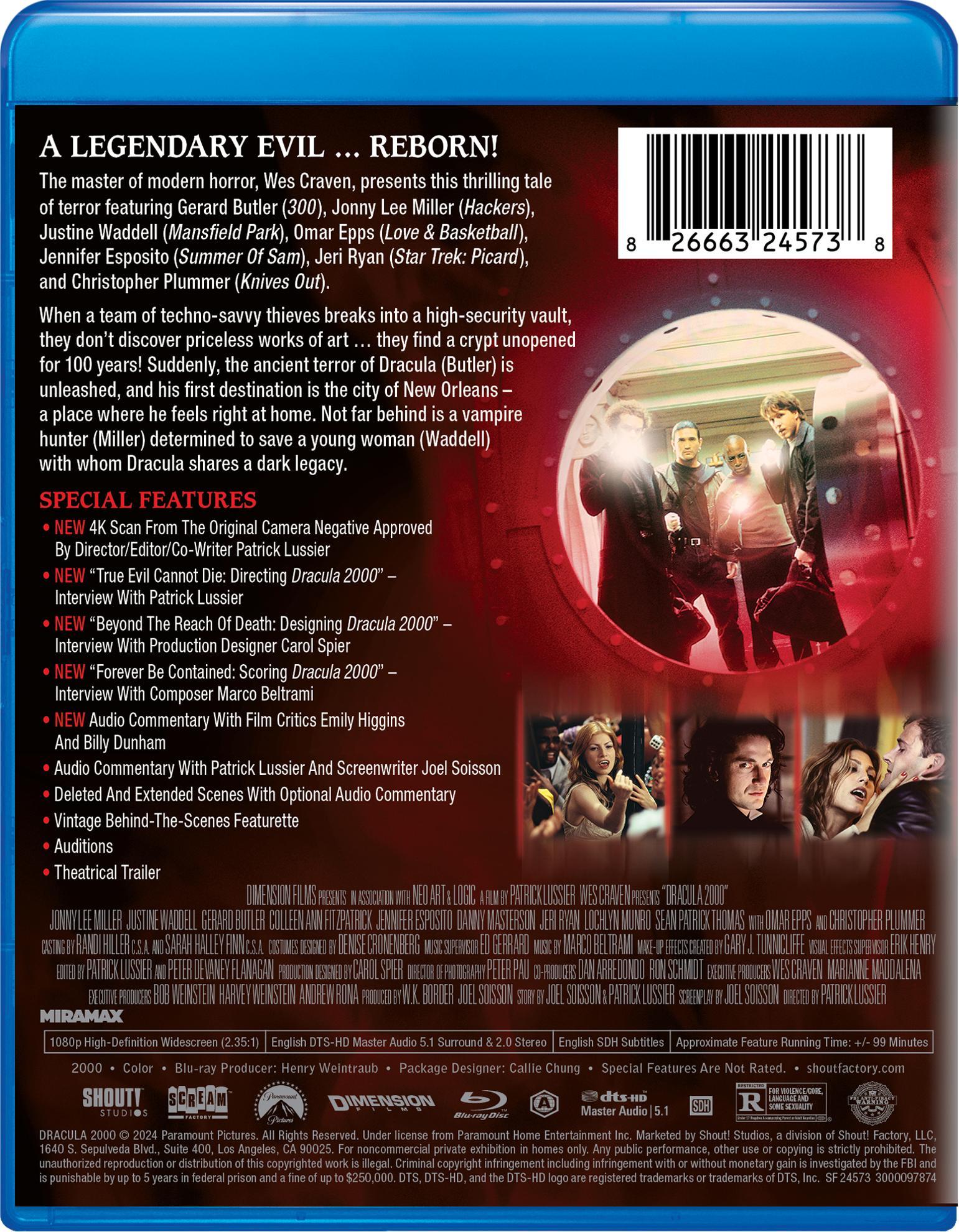 Shout! Factory - Dracula 2000 [BLU-RAY] - Walmart.com