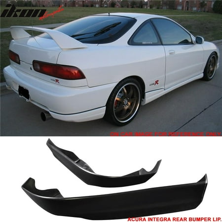 Integra Rear Lip - Poly Urethane Rear Bumper Lip Spoiler Bodykit Fits 98-01 Acura Integra