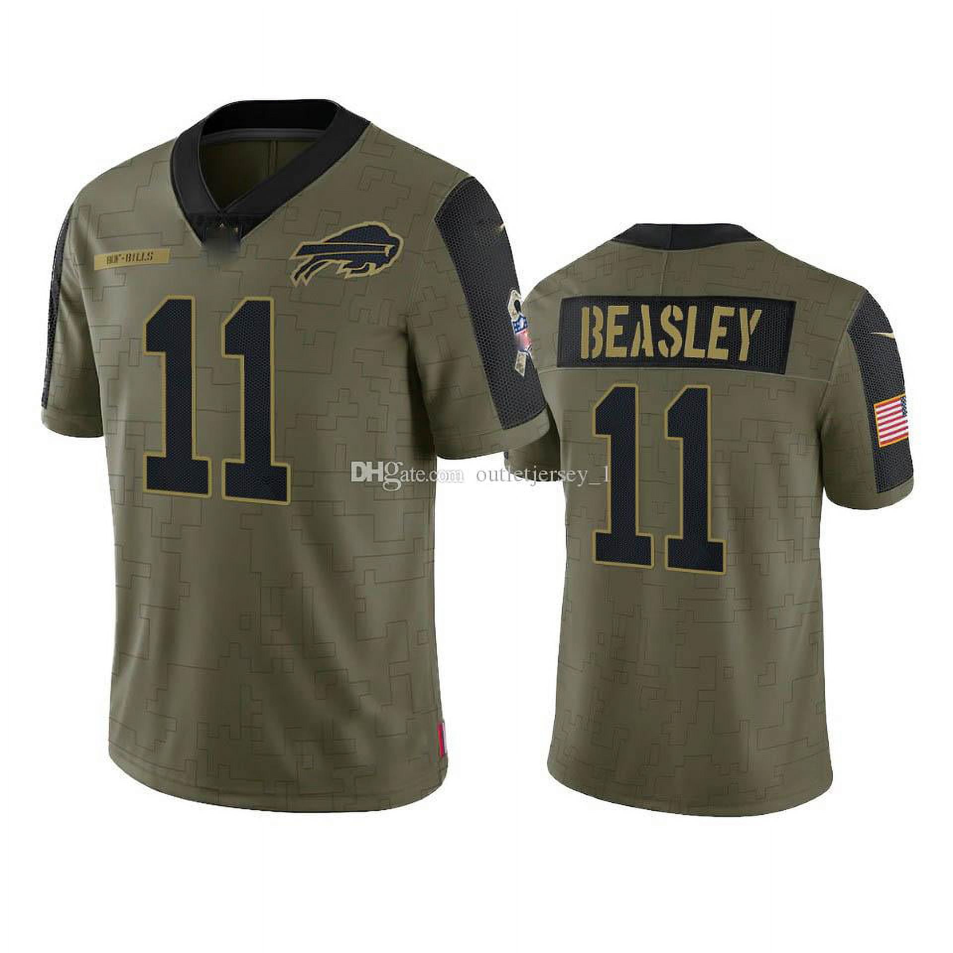 Nike Buffalo Bills No14 Stefon Diggs Olive/Gold Youth Stitched NFL Limited 2017 Salute To Service Jersey