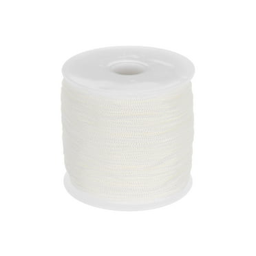 1/16 Inch Polypropylene Rope Braided Ropes, 328ft Nylon Rope White