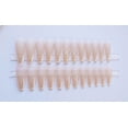 thumbnail image 2 of Press On Nails HUOGUO Long Nude White con líneas de borde x24, 2 of 5
