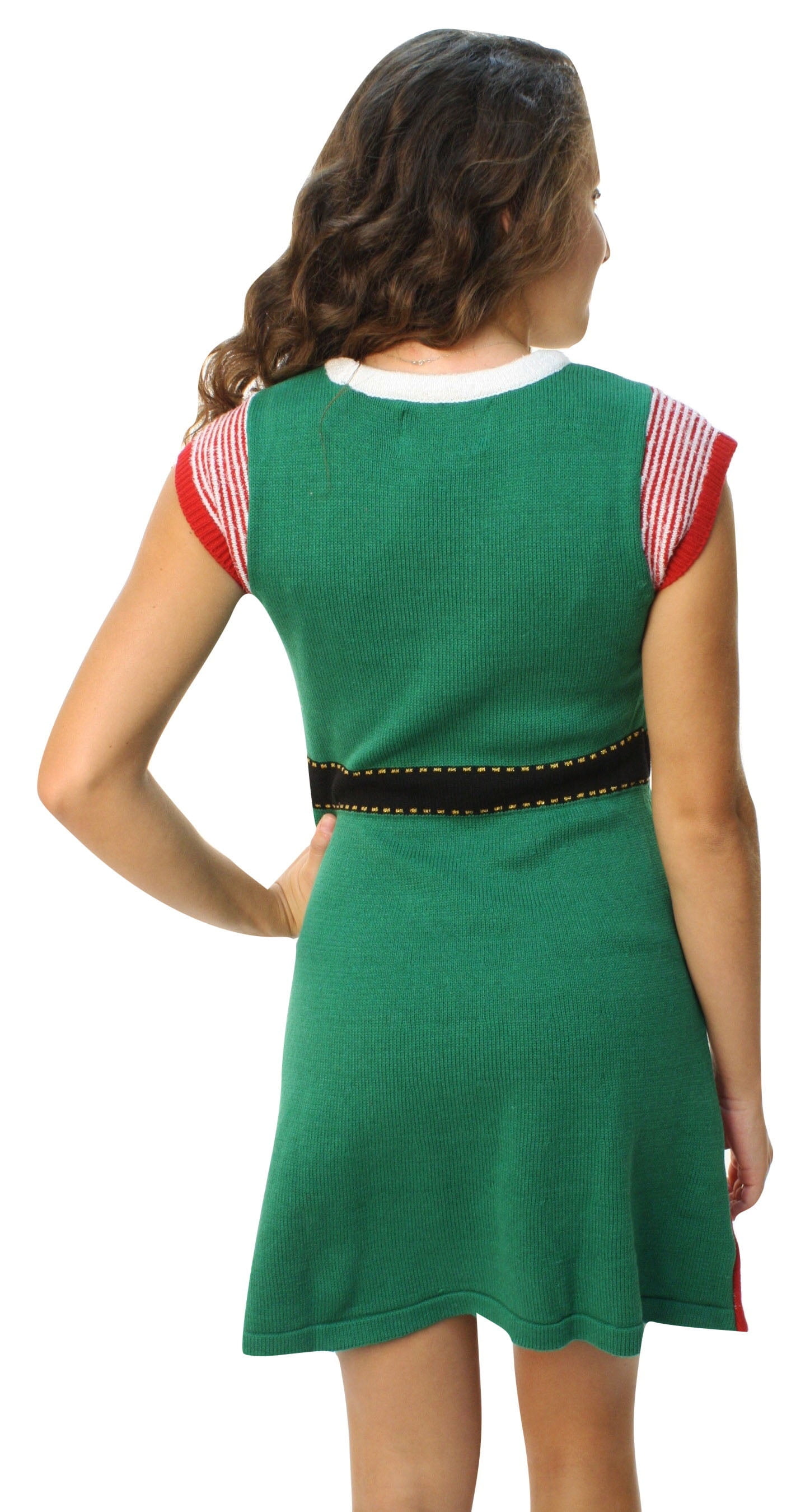 walmart elf sweater dress