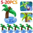 thumbnail image 2 of 20-1pcs Inflatable Drink Cup Holder Coconut Tree Glass Holders Stand Floating Coasters Swimming Pool Party Pool Accessories 20pcs, 2 of 6