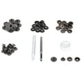 thumbnail image 2 of Metal Press Stud Snap Button Fastener for Leather Clothes Jacket Repair(black nickel 3pcs tool), 2 of 8