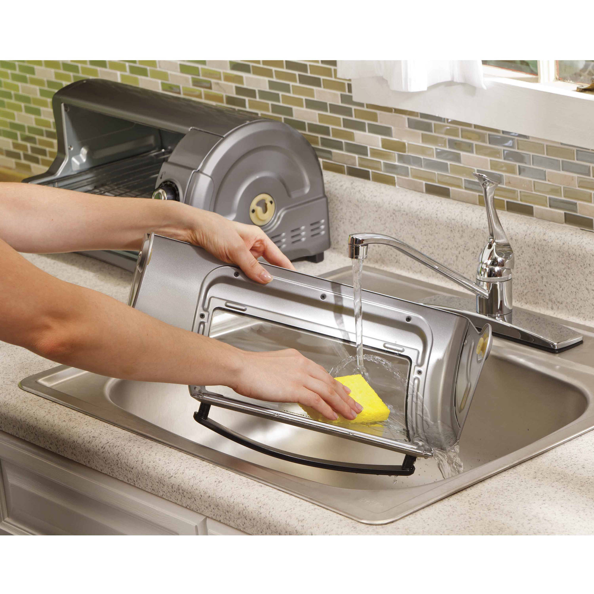 Hamilton Beach Easy Reach Toaster Oven 4Slice Capacity Removable Roll