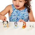 thumbnail image 3 of Bluey School  Figure 4-Pack, with Calypso, Bluey, Chloe, Rusty Ages 3+, Toddler Toy, 3 of 9