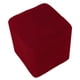 thumbnail image 2 of Funda elástica rectangular para reposapiés otomano, funda protectora de licra alta 04Vino tinto, 2 of 6