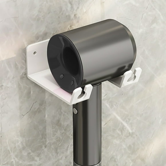 Organizador De Herramientas Para El Cabello De Montaje En Pared, Cesta Organizadora De Baño De Metal Con Montaje Adhesivo Para Secador De Cabello Y Herramientas De Peinado, Resistente Al