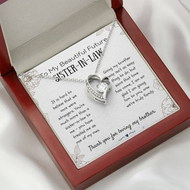 Jewelry gift for bride sale
