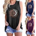 thumbnail image 1 of Chemises pour Femmes Chemise à Manches Longues Mode Femmes Été Décontracté Col Rond Imprimé Manches Courtes T-Shirt Blouse Hauts, 1 of 6