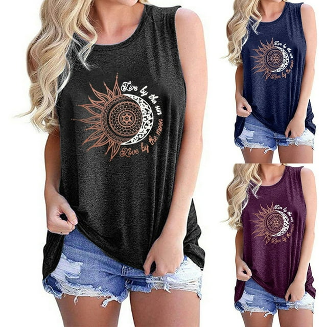 Chemises pour Femmes Chemise à Manches Longues Mode Femmes Été Décontracté Col Rond Imprimé Manches Courtes T-Shirt Blouse Hauts