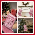 thumbnail image 7 of Goofa Glittering Pink Bathtub for Christmas Stockings, 18inch Xmas Hanging Stocking Decorations for Christmas Party Family Decor, 7 of 7