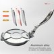 thumbnail image 5 of Mexican Pie Maker Aleación De Aluminio Manual Durable Práctico Pie Presser Scienceny HA017229-00, 5 of 6
