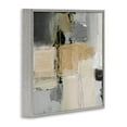 thumbnail image 4 of Stupell Industries Tan & Grey Rustic Collage Abstract Painting Gray Framed Art Print Wall Art, 17 x 17, 4 of 10