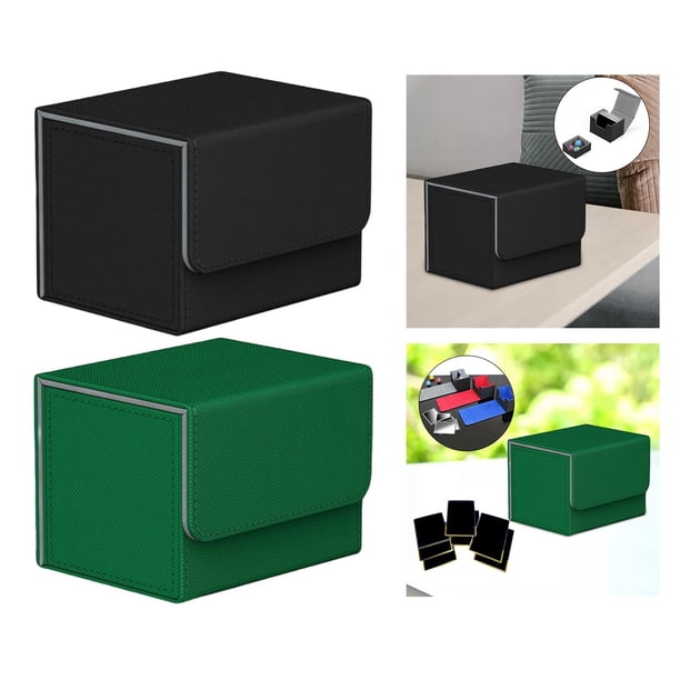 Trading Card Deck Case,Trading Card Deck Box Holder Large Card Dividers,Card Deck Case Carrying Organizer Storage Holder,Collectible Game card Protectors Container,Premium Baseball Card Display Hugo none