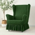 thumbnail image 6 of SSZMDLB under $5 Chair Slipcover, Stretch Seersucker Wingback Cover, Living Room Chair Covers Washable, Furniture Protector Easy to Install, for Sofa Protection Home Decor, 6 of 6