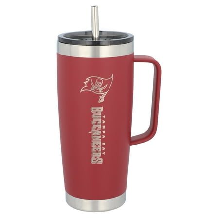 The Memory Company Tampa Bay Buccaneers 26oz. Team Color Roadie Tumbler with Handle