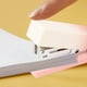 thumbnail image 4 of Mini Desktop Stapler Set | Small Portable Cute Design | 2-Pack Gradient Colors Yellow Purple Pink | Includes 400 Staples | 15 Sheet Capacity | 6.5x4x3.2cm | Office Essentials, 4 of 6