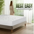 thumbnail image 6 of Utopia Bedding Waterproof Mattress Protector Twin XL Size Bed, Premium 200 GSM Bamboo Viscose Cooling Mattress Cover, Soft and Breathable, Fitted Style with 15 Inches Deep Stretchable Pockets, 6 of 7