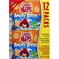 Nabisco Cheese Nips Angry Birds Baked Cheddar Snack Crackers, 1 Oz., 12