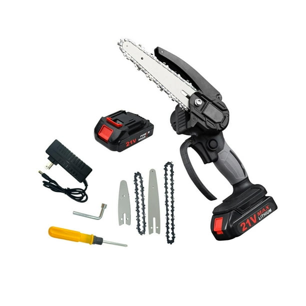 Mini Small Electric Chain Saw Portable Wood Saw Handheld Cordless Pruning Trimming Style A