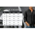 thumbnail image 2 of Chouyatou Men's Cotton Long Sleeve Shirts Casual Relaxed Fit Lapel Button Down Shirts with Pocket, 2 of 2