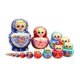 thumbnail image 3 of HILABEE 15Pcs Russian Nesting Dolls Display Art Crafts Matryoshka Dolls for Children, 3 of 9