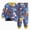 H234-Blue, variant on TOWED22 Toddler Baby Girl Boy Fall Winter Clothes Outfits 2 Piece Long Sleeve Crewneck Sweatshirt Pull on Pants Casual Print Clothing Set(Blue,6-12 M)