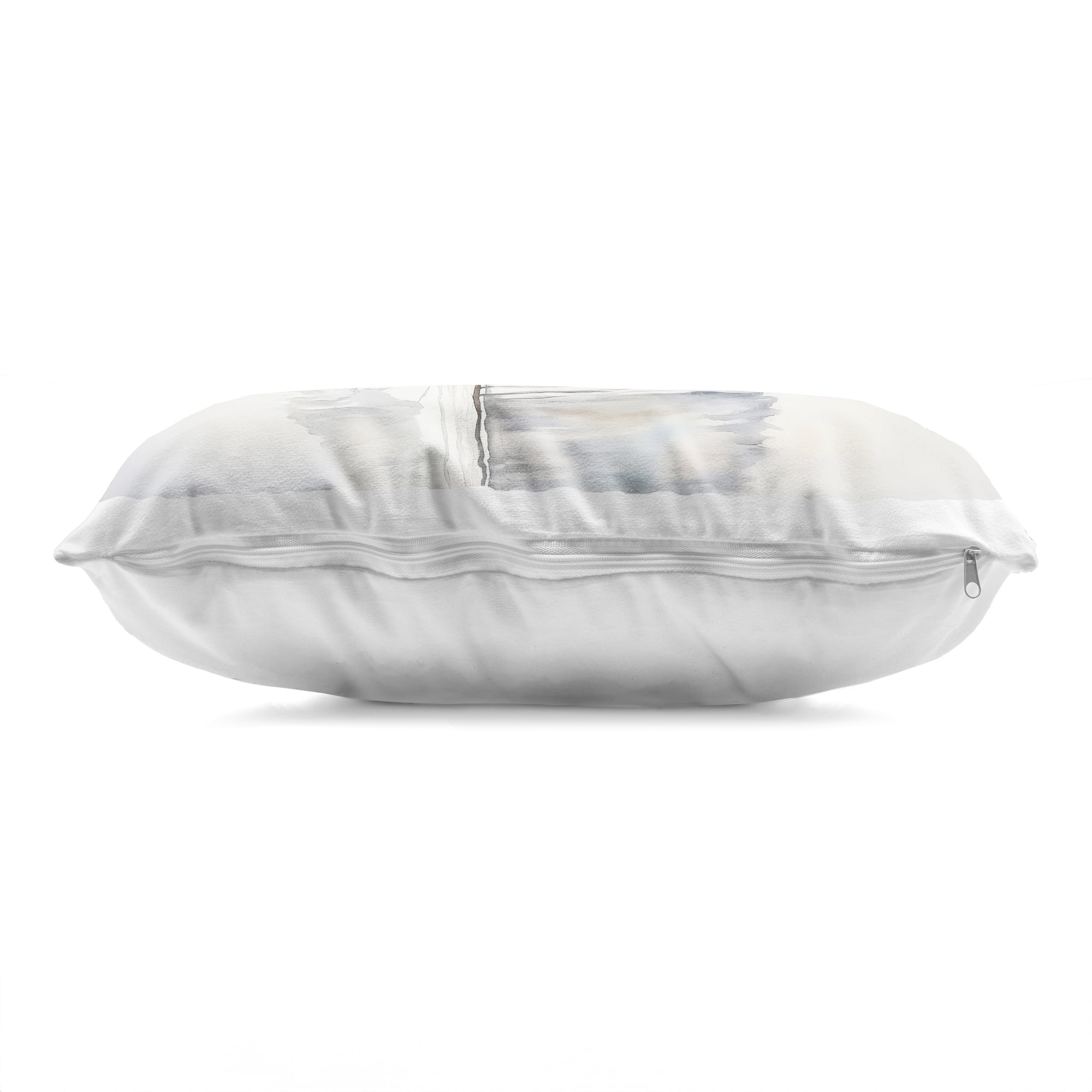 Stupell Industries Neutral Sailboat Reflection Decorative Printed Throw Pillow, design by Petal Prints Design, 14 x 7 x 20