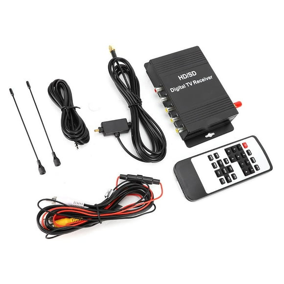 ATSC TV Tuner Digital TV Receiver Box with Antenna Auto Car Accessory