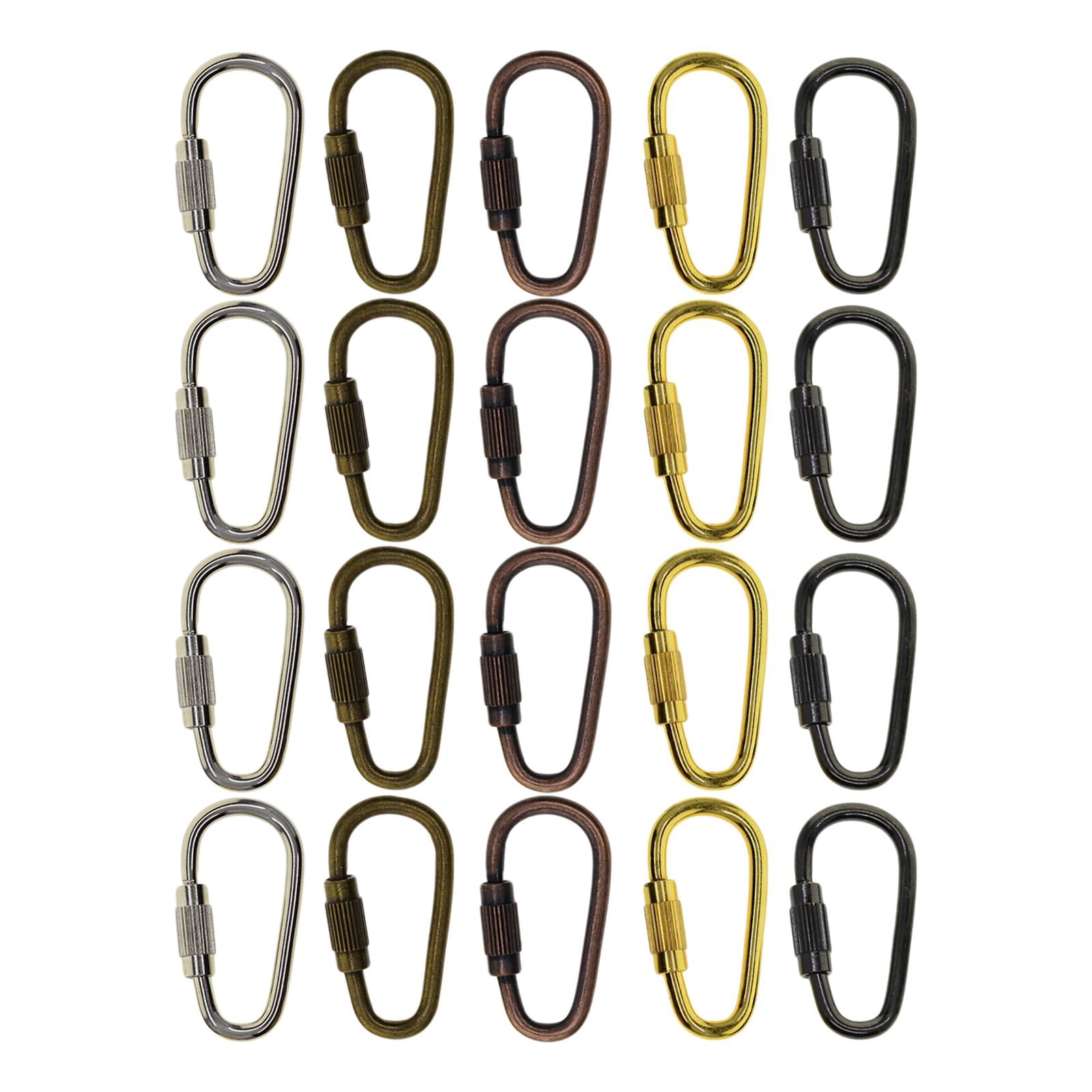 Lot De 4 Serrures à Boucle En Acier Inoxydable – Verrouillage à Ressort Pour Sangle