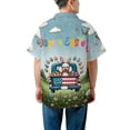 thumbnail image 5 of Happy Easter Poodle American Flag Truck Bunny Ears Hawaiian Shirt Breathable Summer Unisex Merch Poodles Dog Lover Gifts Idea - 03001, 5 of 6
