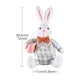 thumbnail image 2 of Decoraciones de Pascua, adornos de Pascua, regalos de Pascua, gnomo de Pascua con rábano sentado, decoración de muñeca, decoración para fiestas en casa, decoraciones de conejo, 2 of 2