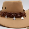 thumbnail image 2 of TELOLY 2026 New 2Pcs Cowboy Hat,Comfortable Design Women Hats,Wide Brim for Sun Protection Men Hats,Color Mixing4, 2 of 4