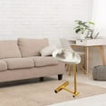 thumbnail image 4 of Egg Oval Shaped Table,C Shaped Side Table Mini Coffee Table Small Oval Coffee Table World-Class Design, 4 of 8