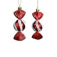 thumbnail image 2 of Dongrere Christmas Tree Ornament Set with Hanger Christmas Candyland Decoration for Gifting Reusable Plastic Decorations for Holiday Windows & Trees, 2 of 6