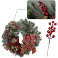 thumbnail image 4 of 12pcs Artificial Red Berries Decoration,20cm, 4 of 5