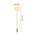 thumbnail image 2 of WHAMVOX 20 Sets Blank Brooch Pin Copper Flat Round Tray for Jewelry Making and Crafts, 2 of 8
