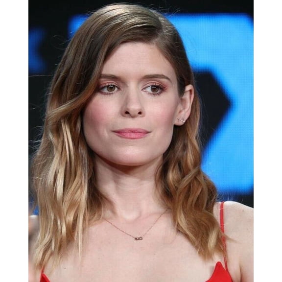 Kate Mara candid pose in red dress 8x10 photo