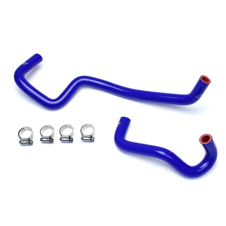 HPS Blue Silicone Heater Hose For 2003-2009 GX470 4.7L V8 Left Hand Drive