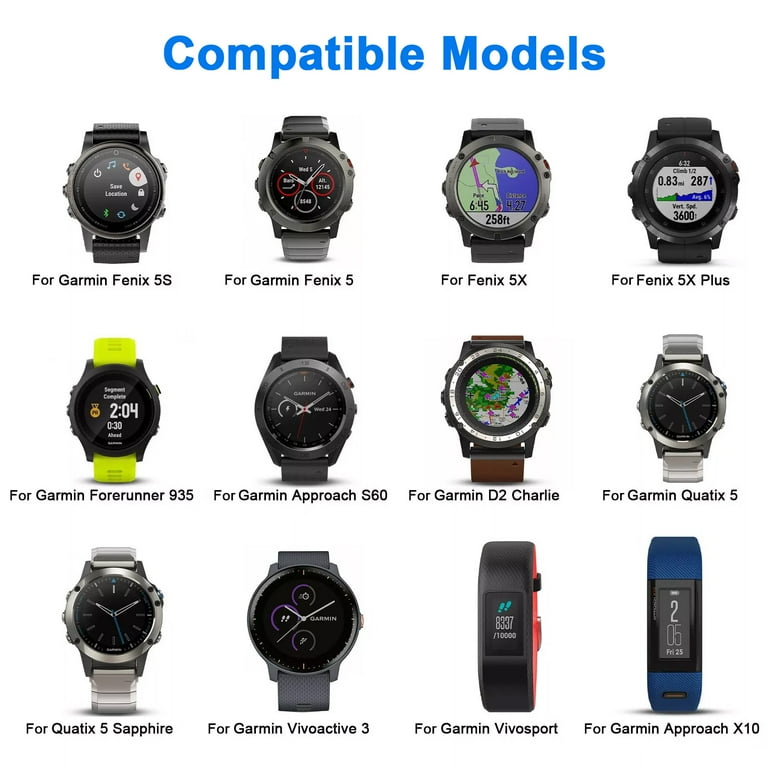EEEkit USB Charger with Constant Power for Garmin Fenix 5 5S 5X Vivoactive 3 Vivosport Forerunner Walmart