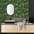 thumbnail image 2 of Advantage Luana Green Tropical Forest Unpasted Vinyl Wallpaper, 21-in by 33-ft, 57.8 sq. ft., 2 of 2