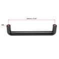 thumbnail image 3 of Manijas de tirón Uxcell 240mm Centros de agujeros Negros 2Pack, 3 of 5