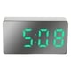 thumbnail image 1 of 2x Reloj despertador con espejo LED, reloj despertador digital grande con modos de alimentación, LED de 3 " modos de atenuación para Colco Despertador digital, 1 of 7
