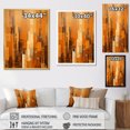 thumbnail image 4 of Designart "A Dreamy Scene With Caramel-Colored Skyscraper Columns" Skyscrapers Wall Decor, 4 of 7