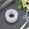 thumbnail image 4 of 3m x 25mm Self-Fusing Silicone Tape Clear Waterproof Repair Sealing Tape Multi-Purpose Self Amalgamating Rubber Tape for Emergency Plumbing Water Hose Leaks Cable Wire Insulation Wrap Clear, 4 of 9