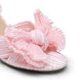 thumbnail image 2 of Sandalias de tacón DREAM PAIRS para mujer en satén rosa con lazo y tacón de 7,5 cm, 2 of 7