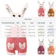 thumbnail image 3 of IVEYRTF Toddler Kids Bodysuit Cute Print Fleece-Lined Hooded Romper Zip Thermal Fall Winter Cozy Warm One-Piece Outerwear for Baby 1-2 Years(Coffee,6 Months), 3 of 6